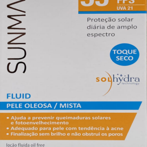 PROTETOR SOLAR SUNMAX FLUID FPS55 60ML