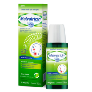 MALVATRICIN HA FRESH SOLUCAO BUCAL MENTA 150ML