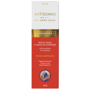 MINANCORA GEL CREME FACIAL ANTISSINAIS 40G
