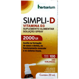 SIMPLI D SPRAY SUBLINGUAL 2.000UI 20ML