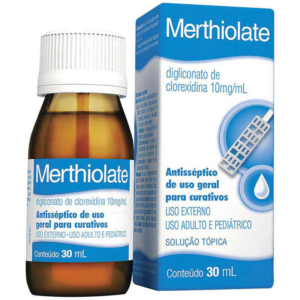 MERTHIOLATE SOLUCAO TOPICA 1% 30ML