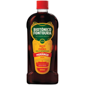 BIOTONICO FONTOURA MORANGO 400ML