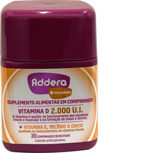 ADDERA + IMUNIDADE FRASCO C/30 COMPRIMIDOS