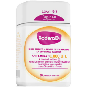 ADDERA D3 1.000UI FRASCO C/90 COMPRIMIDOS