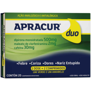 APRACUR DUO C/20 COMPRIMIDOS