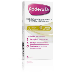 ADDERA D3 1.000UI CT BL 30 CAPSULAS MOLES