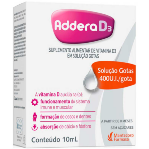 ADDERA GOTAS D3 400UI 10ML