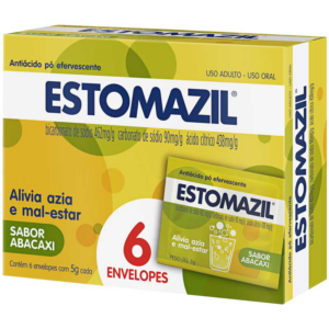ESTOMAZIL EFERVESCENTE ABACAXI 5G C/6 ENVELOPES 5G
