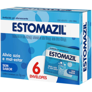 ESTOMAZIL PO EFERVESCENTE SEM SABOR 5G C/6 UNIDADES