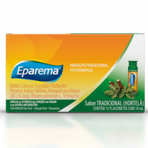 EPAREMA TRADICIONAL HORTELA 10ML C/12 FLACONETES