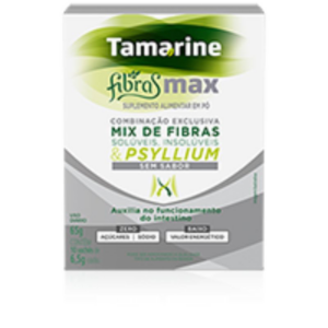 SUPLEMENTO PO SEM SABOR TAMARINE FIBRAS MAX CAIXA 65G C/10 SACHES