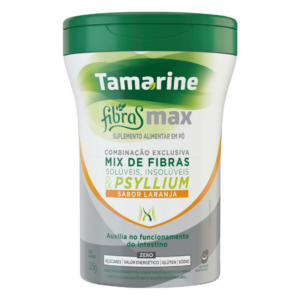 SUPLEMENTO PO LARANJA TAMARINE FIBRAS MAX POTE 225G + COLHER DOSADORA