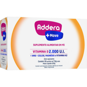 SUPLEMENTO PO MAÇA-VERDE ADDERA +MOVE CAIXA 225G 30 SACHES