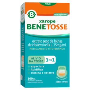 BENETOSSE 15MG/ML CEREJA CAIXA 100ML XAROPE + COPO DOSADOR