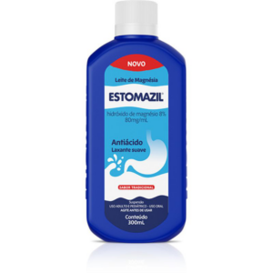 LEITE DE MAGNESIA 80MG/ML 8% TRADICIONAL ESTOMAZIL FRASCO 300ML SUSPENSAO