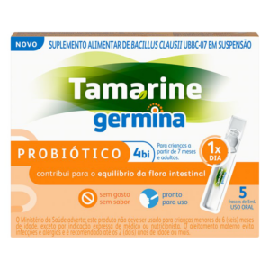 PROBIOTICO TAMARINE GERMINA C/5 FRASCOS 5ML 