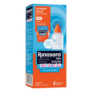 LAVAGEM NASAL RINOSORO ALTO VOLUME CAIXA 15 SACHES PO PARA SOLUÇAO REFIL