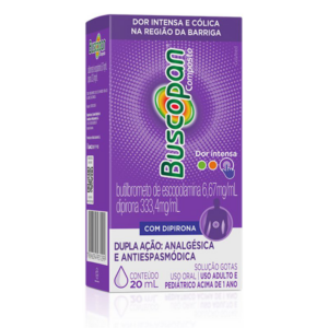 BUSCOPAN COMPOSTO 6,67MG/ML + 333,4MG/ML SOLUCAO ORAL COM 20ML