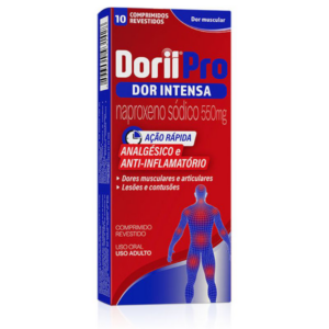 DORII PRO 550MG CAIXA 10 COMPRIMIDOS REVESTIDOS