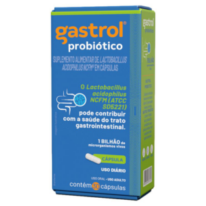 GASTROL PROBIOTICO C/30 CAPSULAS DURAS