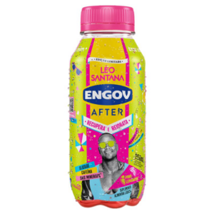 SUPLEMENTO ALIMENTAR LIQUIDO PINK LEMONADE LEO SANTANA ENGOV AFTER FRASCO 250ML EDICAO LIMITADA