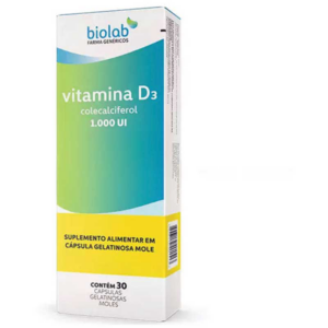 VITAMINA D3 1.000UI C/30 CAPSULAS