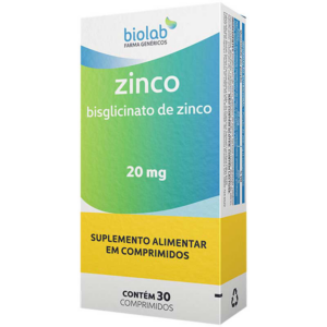 ZINCO 20MG C/30 COMPRIMIDOS