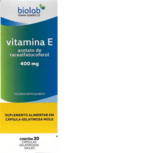 VITAMINA E 400MG C/30 CAPSULAS BIO