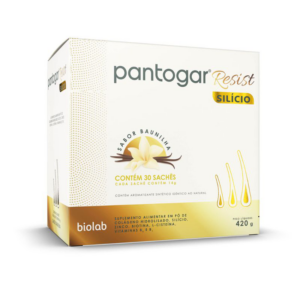 PANTOGAR RESIST SILICIO SABOR BAUNILHA C/30 SACHES