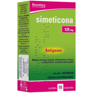 SIMETICONA 125MG C/10 CAPSULAS BIO