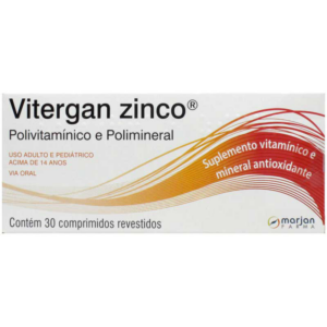VITERGAN ZINCO C/30 COMPRIMIDOS