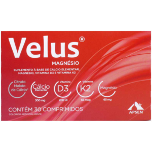 SUPLEM VELUS MAGNES C/30 COMPRIMIDOS