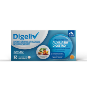 SUPLEMENTO ALIMENTAR DIGELIV 30 COMPRIMIDOS MASTIGAVEIS