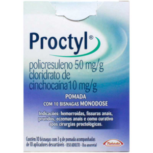 PROCTYL MONODOSE 10X3G C/10 APLICADORES
