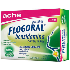 FLOGORAL MENTA C/12 PASTILHA