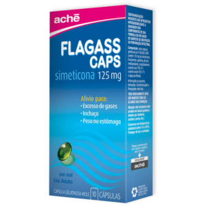 FLAGASS 125MG C/10 CAPSULAS