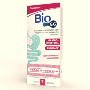 SUPLEMENTO ALIMENTAR BIO GG CAIXA 07 CAPSULAS