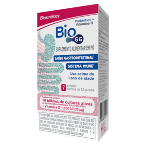 SUPLEMENTO ALIMENTAR EM PO BIO GG CAIXA 7 SACHES DE 1,2G CADA