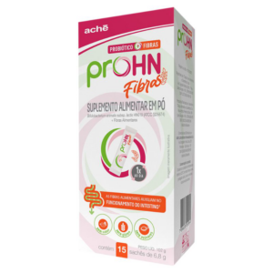 SUPLEMENTO ALIMENTAR PO SEM SABOR ZERO ACUCAR PROHN FIBRAS CAIXA 102G 15 SACHES DE 6,8G CADA