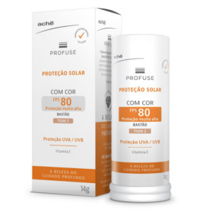 PROFUSE PROTETOR SOLAR BASTAO FPS80 TOM2 14G