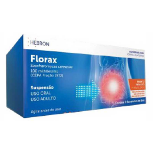 FLORAX ADULTO SUSPENSAO 5ML 5 FLACONETES