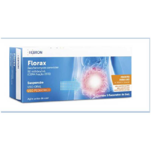 FLORAX SM FRAMBOESA PEDIATRICO 5ML 5 FLACONETES