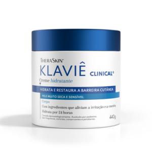 CREME HIDRATANTE CORPORAL KLAVIE CLINICAL PELE SECA E SENSIVEL 440G