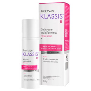 GEL CREME MULTIFUNCIONAL CLAREADOR TRIPLICE COMBINACAO COSMESTICA INOVADORA THERASKIN KLASSIS CAIXA 30G
