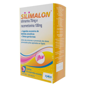 SILIMALON ZYDUS BRASIL CAIXA 30 BLISTERS 4 COMPRIMIDOS REVESTIDOS CADA