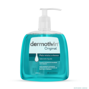 DERMOTIVIN ORIGINAL SABONETE LIQUIDO PELE MISTA A OLEOSA 300ML