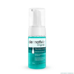DERMOTIVIN ORIGINAL SABONETE FACIAL EM ESPUMA PELE MISTA A OLEOSA 130ML