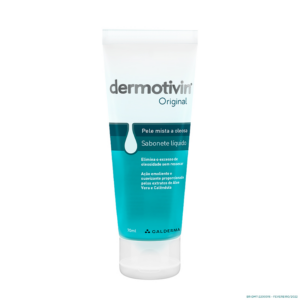 DERMOTIVIN ORIGINAL SABONETE LIQUIDO FACIAL PELE MISTA E OLEOSA 70ML