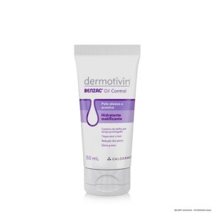 DERMOTIVIN BENZAC OIL CONTROL HIDRATANTE MATIFICANTE PELE OLEOSA E ACNEICA 50ML