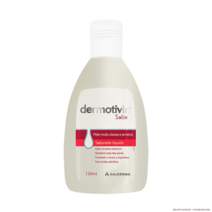 DERMOTIVIN SALIX SABONETE LIQUIDO 120ML